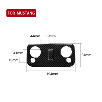 

Car Front Reading Light Frame Lamp 1pc Trim For Ford Mustang 2009-2013 New
