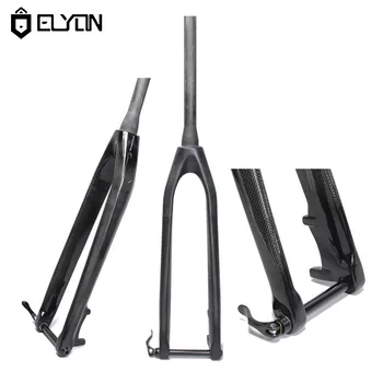 

ELYON MTB Bike Fork Carbon Fiber Mountain Bicycle Bike Front Fork Tapered Tube 15mm 1-1/8"-1-1/2" 26er 27.5er 29er Bicycle Parts