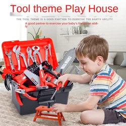 Ensemble de boîtes à outils pour enfants, outil de réparation de Simulation de bébé, perceuse électrique, tournevis, réparation maison de jeu, jouets pour garçons et filles, 2021 