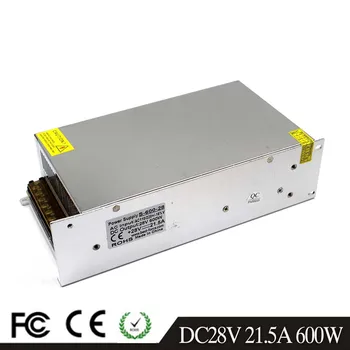 

DC28V Power Supply Led Driver Transformer AC110V 220V To DC28V 21.5A 600W Power Supplies for Strip Lamp Light CCTV 3D Printer