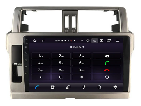  OTOJETA Android 9.0 2.5D Screen Car Radio Player Head Unit For Toyota PRADO 155 2014 Multimedia aut