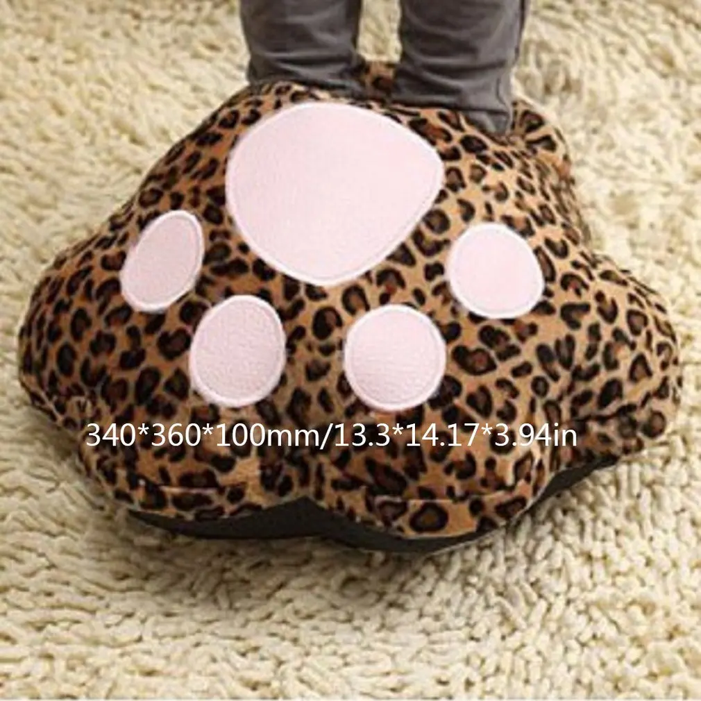 Мультяшные плюшевые кошачьи когти теплые ножки очень мягкие Подогреватели для