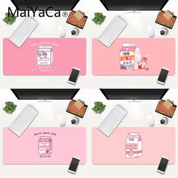 

MaiYaCa Japanese Strawberry Milk Laptop Gaming Mice Mousepad Gaming Mouse Pad gamer Large Deak Mat 700x300mm for overwatch/cs go