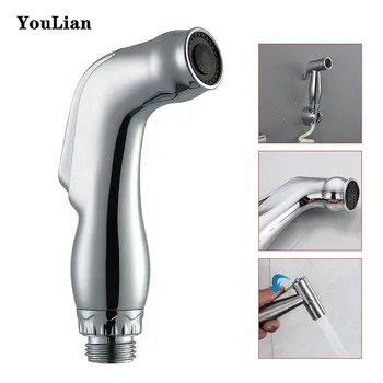 

Handheld Toilet bidet sprayer set Douche Spray Hand Bidet faucet Bathroom Hygienic Hand-held Toilet Plating Nozzle Sprinkler