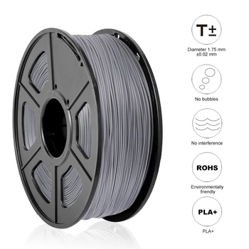 

PLA Plus 1kg Filament 1.75mm Tolerance 0.02 330m/Roll PLA+ PLA FDM 3D Printer Filaments Flexible Eco-friendly Printing Material