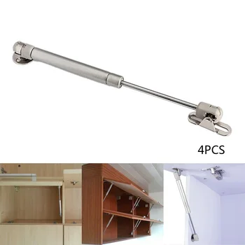 124pcs 100N10KG Door Lift Pneumatic Support Hydraulic Gas Spring Stay Holder for Kitchen Cabinet Furniture Hooks Rails