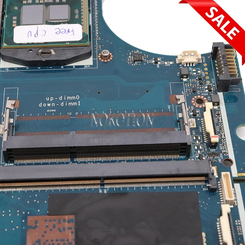 NOKOTION KAQ00 LA-4951P 595764-001 материнская плата ноутбука для hp EliteBook 8540P 8540W DDR3 с графическим слотом не поддерживает i7