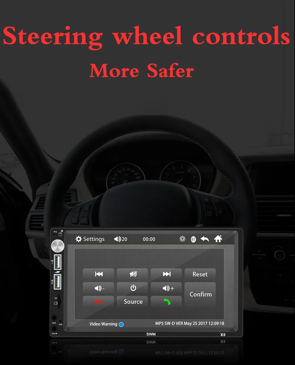 Auto radio 2 din Car Radio 7 HD Autoradio Multimedia Player 2DIN Touch Screen Auto audio Car Stereo MP5 Bluetooth USB TF FM SD (13)