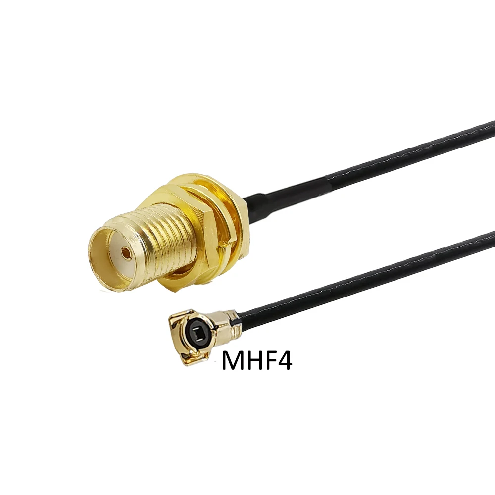 Перегородка SMA с гнездовым разъемом на IPX IPEX U.FL MHF4 RF перемычка отрезом для PCI Wi Fi