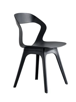 

Nordic creative plastic dining chair home restaurant simple back net red lazy stool leisure desk chair