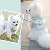 Cute Pet Dog Cat Harness Leash Set Pet Chest Strap Breathable Dog Walking Leash Rope For Small Dogs Pomeranian Pet Vest Harness ► Photo 3/6
