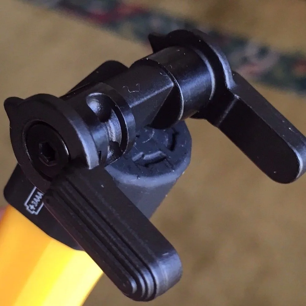 

Tactical .223/5.56 Ambidextrous Safety Selector Ambi Replaces Mil-Spec 8620 Steel For AR15 Accessories