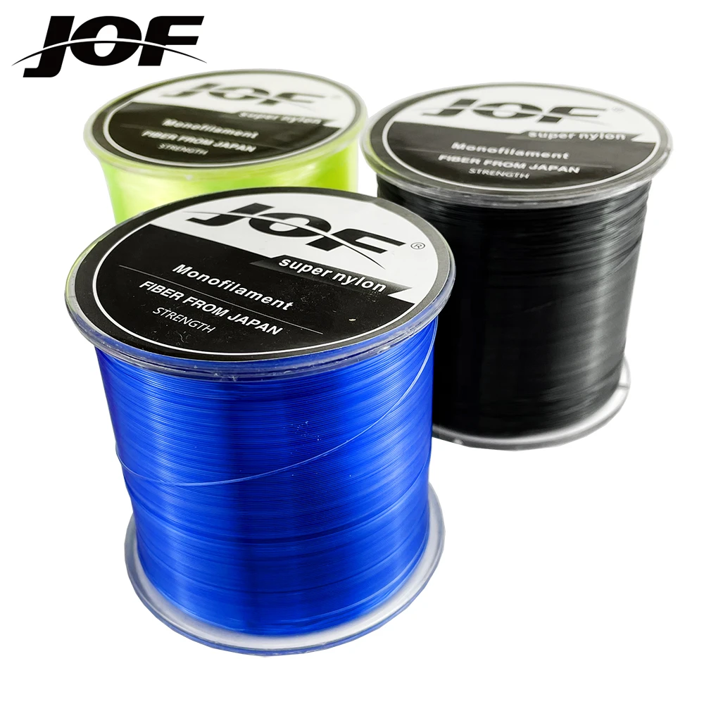 JOF 500m Invisible Fishing Line Fly Fishing Line Bionic Monofilament