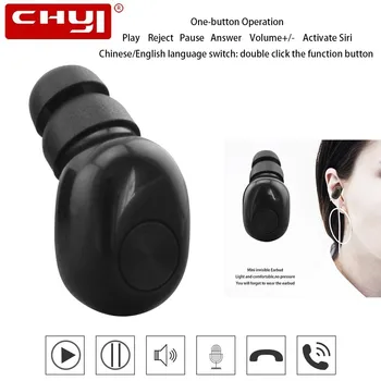 

CHYI Mini In-ear Wireless Bluetooth Earphone Invisible Portable BL1 Tiny Earphones Earbuds With Charging Box Ear Phone For Phone