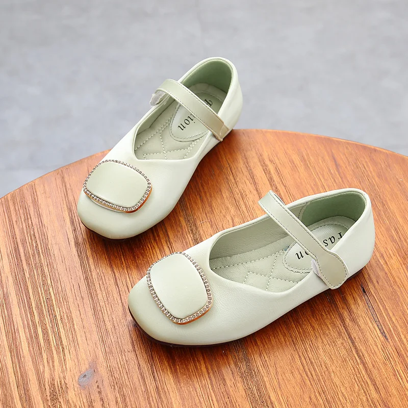 

2019 Autumn New Style CHILDREN'S Shoes GIRL'S Nude Shoes Fashion Pearly Lustre Princess Small Leather Shoes Versatile Students S