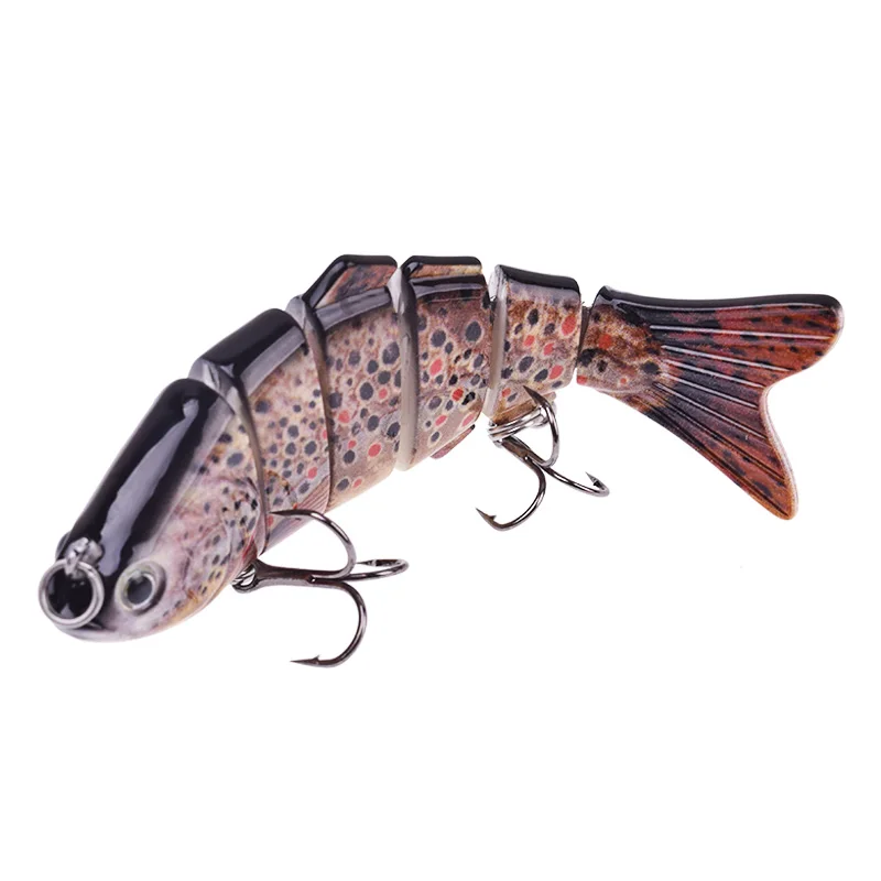 1 шт мульти секции Swimbait Троллинг рыболовные приманки 9 5 см 20g воблеры жесткая