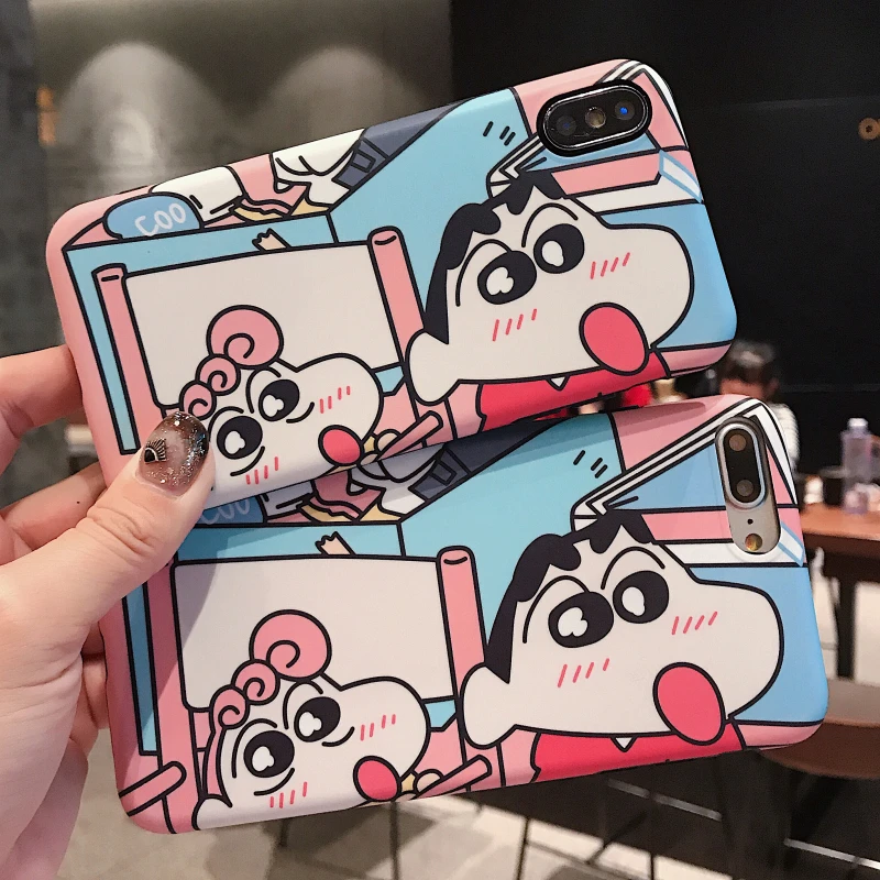 Милый Мультфильм Crayon Shin-chan мобильный телефон плотный чехол Гладкий Мягкий ТПУ
