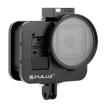 

Housing Shell CNC Aluminum Alloy Protective Cage Case with 52mm UV Lens for GoPro Hero 8 Black Camera Accessories