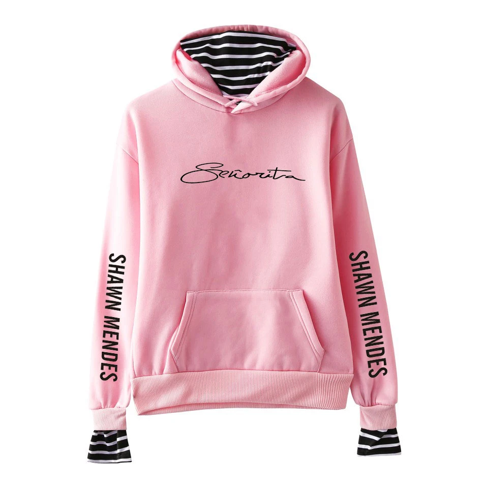 New shawn mendes Fake Two Pieces Hoodies Men/Women Autumn Winter Fashion Casual Sweatshirt Shawn Mendes Hip Hop Hoodie