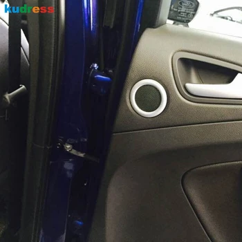 

For Ford Escape Kuga 2017 2018 Matte Door Stereo Speaker Cover Trim Ring Frame Molding Garnish Surround Accessories
