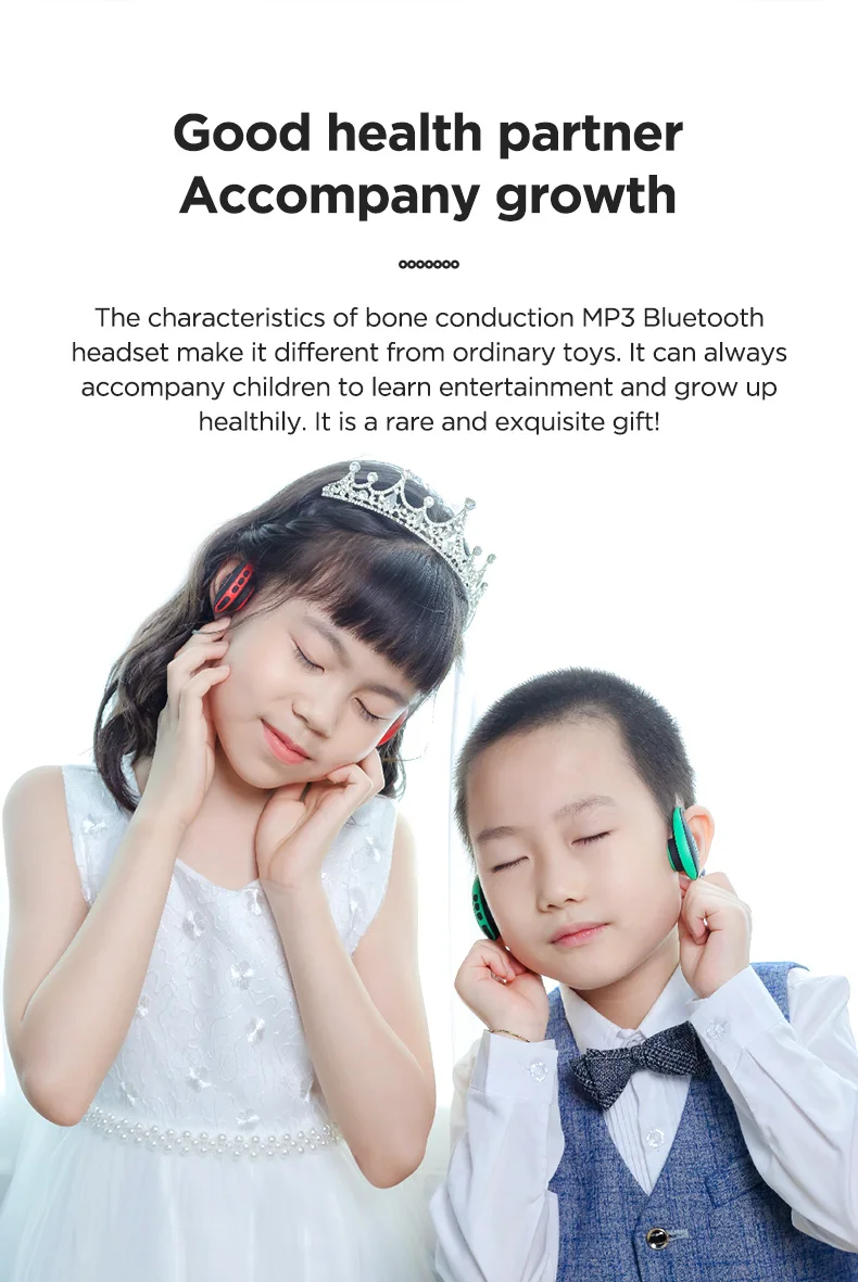 bluetooth 5.0 condução óssea mp3 vem com