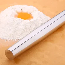 Нержавеющая сталь Скалка металла Скалка Для пекарь печенья и теста Pip