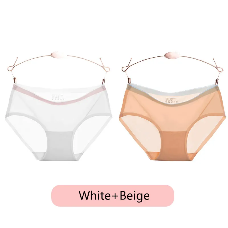 New Arrival Set 2 Сексуальное бесшовное нижнее белье, женское нижнее белье, мягкие трусики, набор для женщин, 4 цвета, удобные трусики, нижнее белье, женские трусы - Цвет: New Arrival Set 2