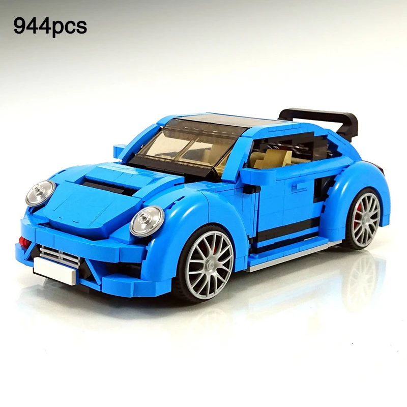 

944pcs Creative Series VW Beetles Car Model compatible legoingly Famous Car Assemble Building Blocks Toys For Children Gift