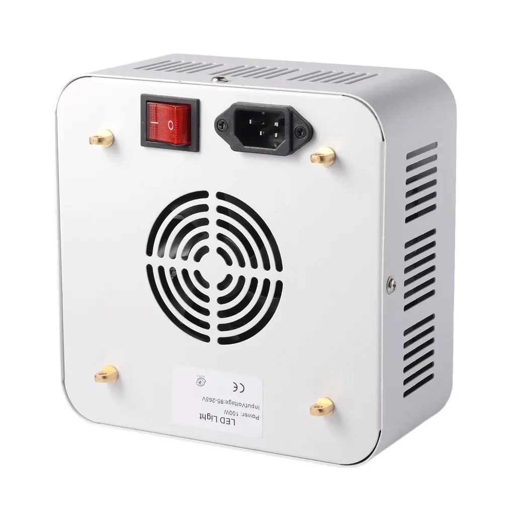 ICOCO COB 100 Вт Интегрированная Лампа для выращивания растений 32*3 Вт Светодиодный светильник для выращивания растений AC85~ 265 В для овощей и цветения теплицы Комплект ламп для выращивания