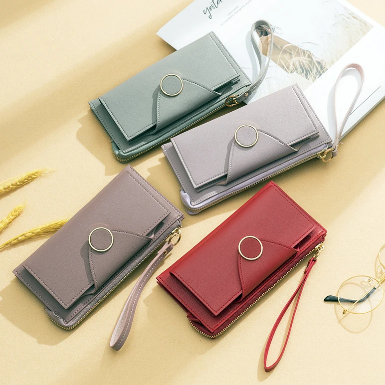 2018 новый женский кошелек Модный японский стиль кошелек женский кошелек на молнии Сумка повседневная женская сумка кошелек для карт Portefeuille