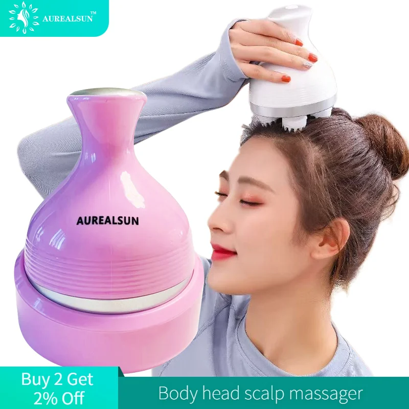 Scalp Massager Electric-Head-Massage Relax Hair-Loss-Relieve Health-Care Wireless Antistress