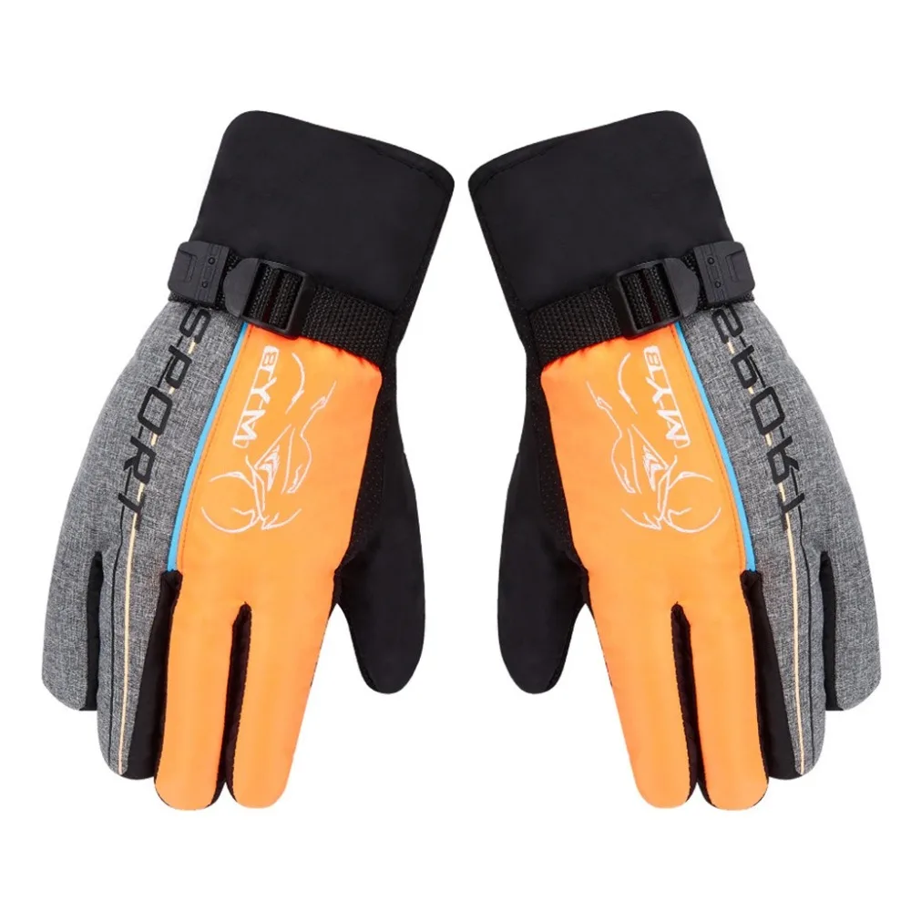 Men winter ski gloves waterproof non-slip outdoor sports warm warm velvet ski snow gloves guantes de nieve para mujer 30S19 (12)