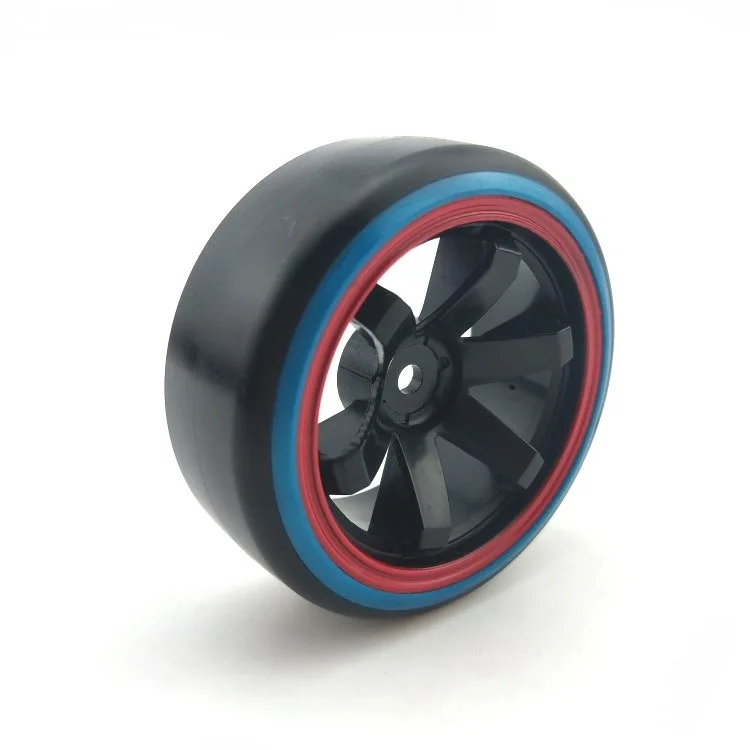 

1: 10 Drift Car Tire Bald Shock-resistant with Blue Inner Wearing Double Layer Drift Fetal 94123 Cherry Blossom CS/D4