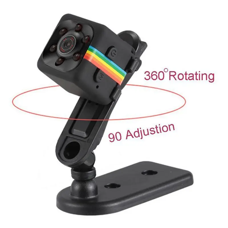 

Camera Night Vision 1080P HD Video Recorder Portable Tiny with Night Vision and Motion Detection Security Camera for DV Video