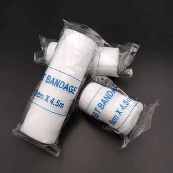 

Fluff Cotton Gauze Elastic PBT Bandages Wound Dressing Outdoor Sports Sprain Treatment for First Aid Kits Accessories
