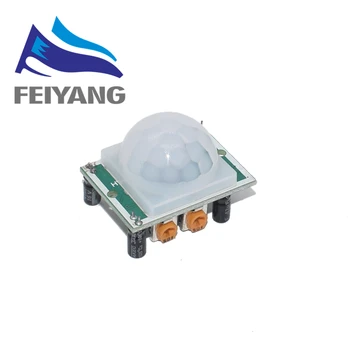 

10PCS HC-SR501 SR505 SR602 Adjust IR Pyroelectric Infrared PIR Motion Sensor Detector Module