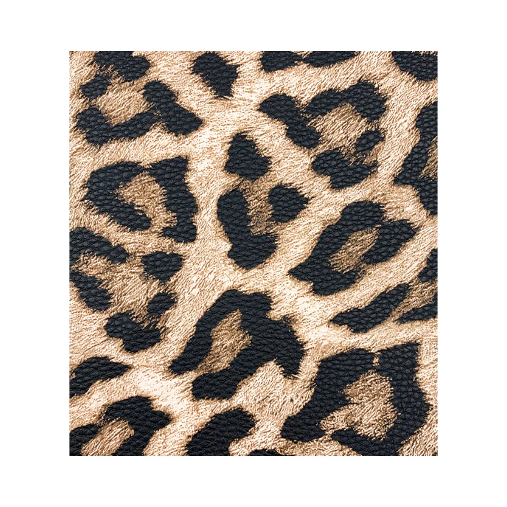 10pcs Chunky Glitter Leopard Print PU Leatherette Sewing Fabric Cartoon Iridescent DIY Bow Bag Toy Craft Decor Handmade 20*15cm