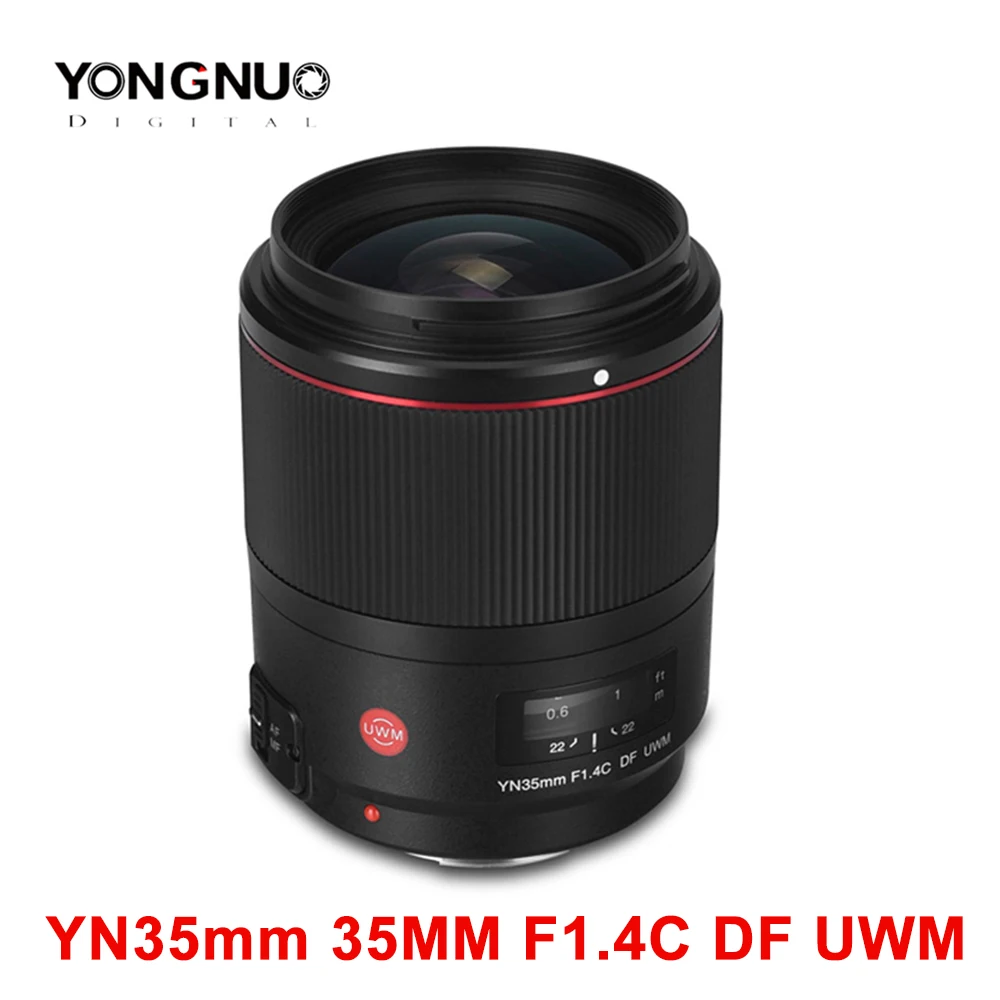 YONGNUO yn35мм 35 мм F1.4 DF UWM широкоугольный объектив полная Рамка для камеры Canon DSLR 70D 80D 5D3