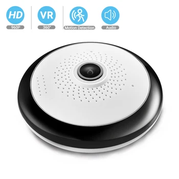 

BESDER Fisheye VR 360 Degree Panoramic Camera HD 960P Wireless Wifi IP Camera Home Security Surveillance System Camera P2P iCsee