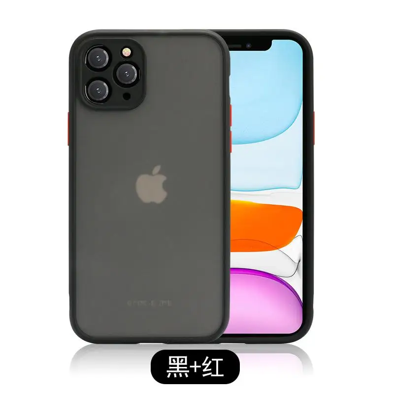 Для iphone xr телефон оболочки матовые 11pro объектив Защита глаз анти-падение iphone 11 телефон оболочки точное отверстие - Цвет: Фиолетовый