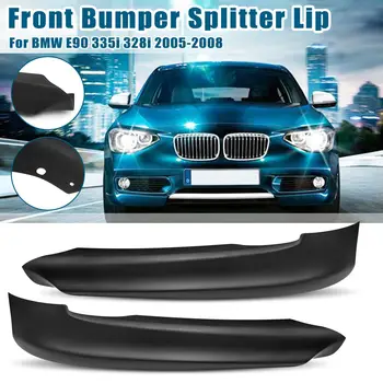 

A Pair Left and Right Side Front Bumper Lip Spoiler Splitter High quality For BMW E90 325i 335i 328i 330i 2005 2006 2007 2008