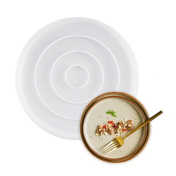 

DIY Silicone Large Soap Dish Resin Mold Epoxy Resin Oval Round Tray Molds Jewelry Tray Ring Holder Ashtray Mold Craft Tools