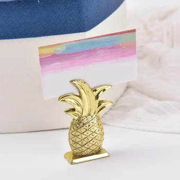 

New Mini Pineapple Place Stand Holder Wedding Party With Colorful Card Favour Decor Wedding Party Favor Supplies Home Decoration