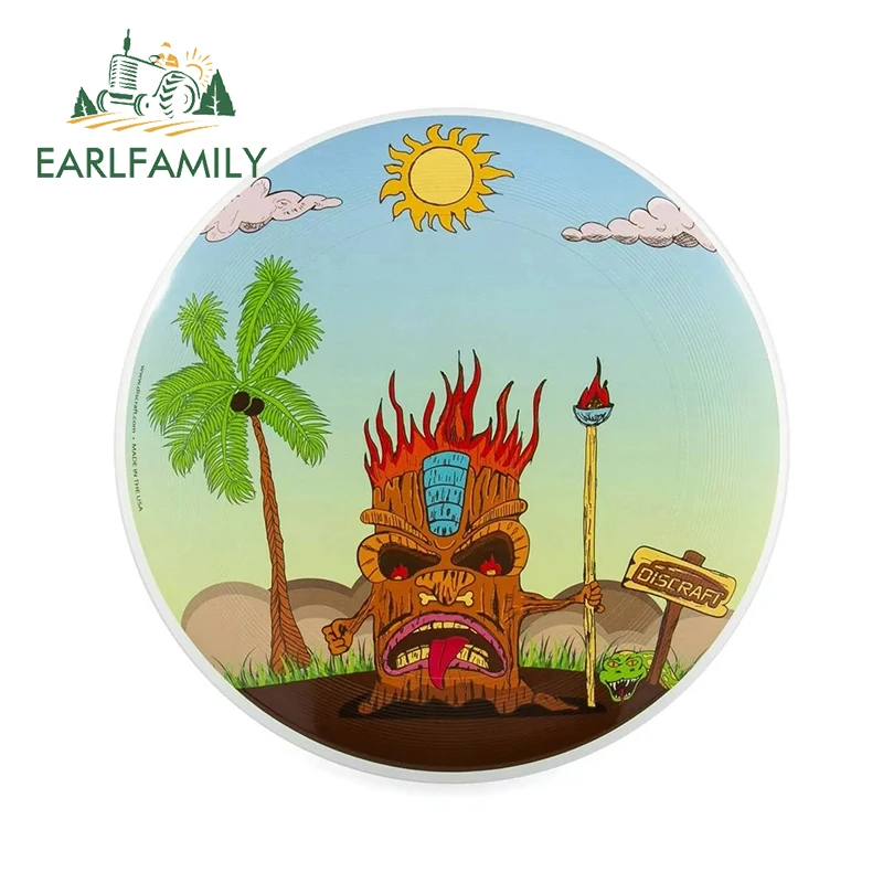 EARLFAMILY 13 см x 9 для Гавайских тиков наклейка на лобовое стекло автомобильная