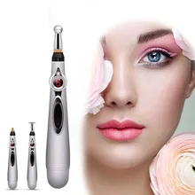 Новая электрическая энергия меридианная ручка акупунктурный карандаш лечение боли Электронный Импульсный массаж Релаксация акупрессуры инструменты для акупрессуры