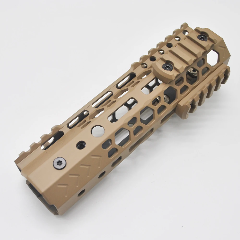 TriRock 7 дюймов M-lok Handguard реечное трубчатое цевье крепление системы с/без 3 шт Mlok рельсовый профиль