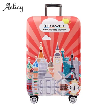 

Aelicy Lady Girl Luggage Cover Women Beauty Princess Suitcase Cover Elastic Travel Trolley Case Cover Apply To 18''32'' Suitcase