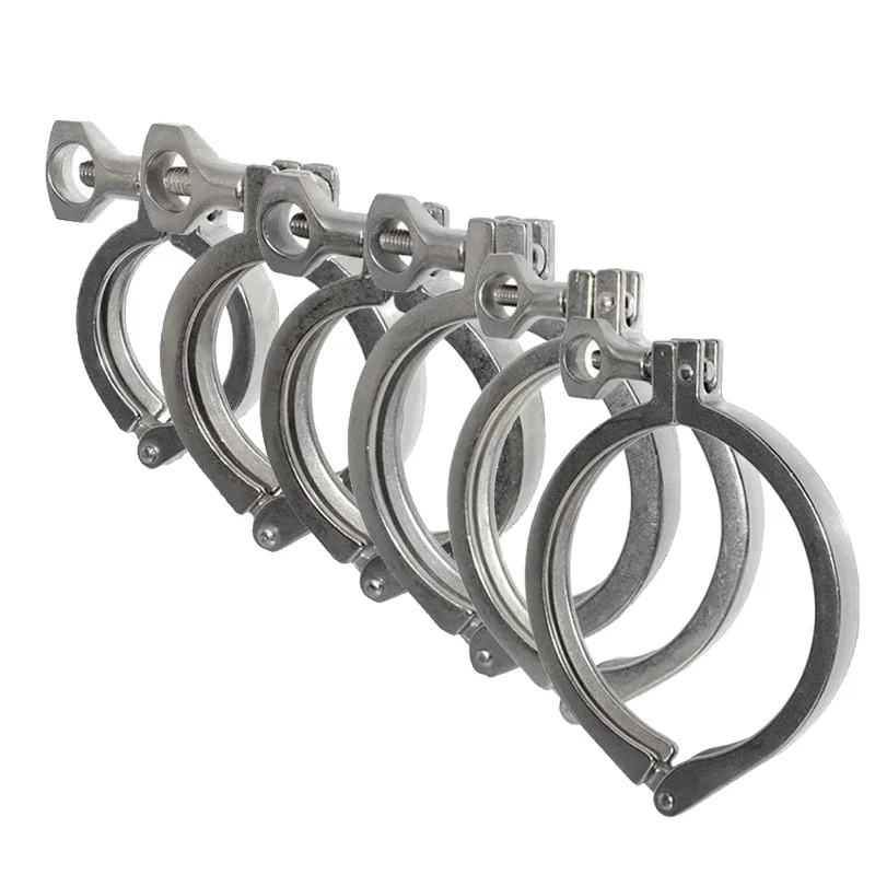 Великобритания 50,5-115 мм OD наконечник фланец санитарный Tri Clover Clamp1.5/2/2,5/3/3,5/4