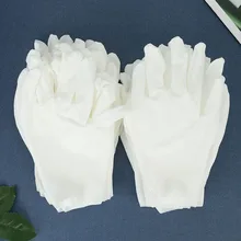 12 пар/упак. белый впитывающие пот; нескользящая Удобная Рабочая страхования из толстого хлопка работы хлопчатобумажной ткани тонкие перчатки