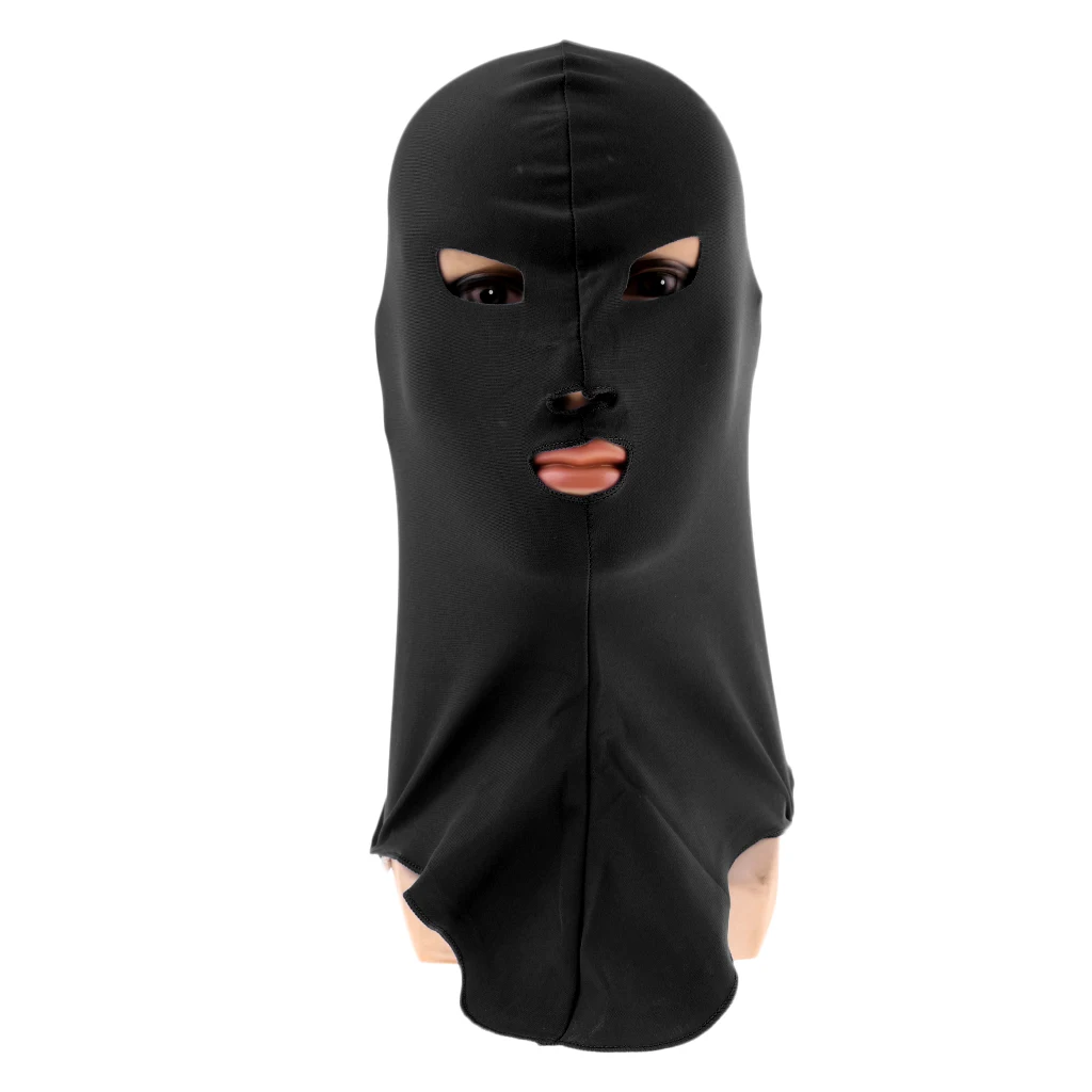 Lightweight Mask Sports Face UV Protection Full Face Mask Women/Men Head Cap Black/ Blue/Yellow/Pink/Orange